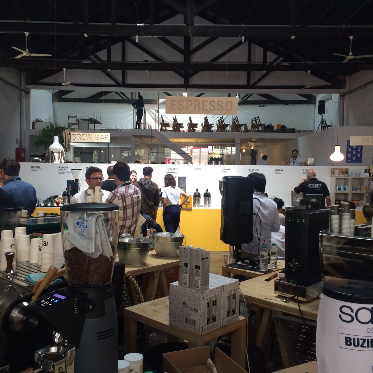 Superbe événement aujourd'hui à Barcelone ! #specialtycoffee #barcelona #coffee #IBCF