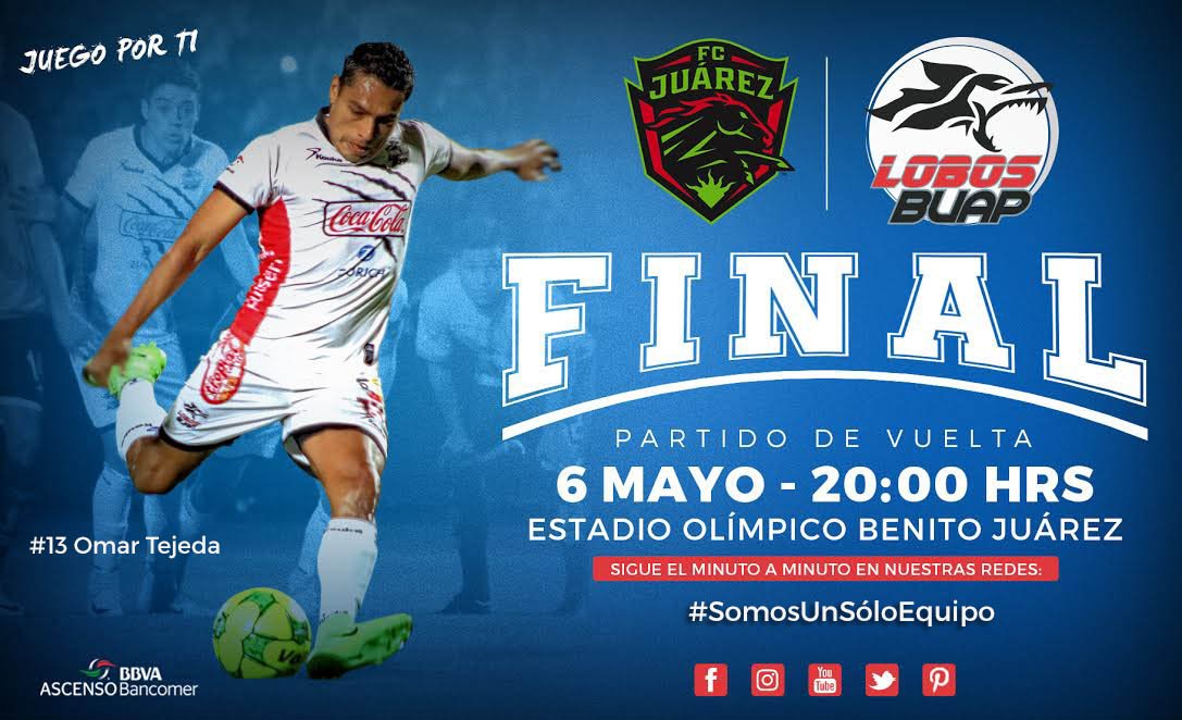 LobosBuapMX's tweet photo. ¡Mañana juega #LobosBUAP ! 💪🐺
📅 Vuelta #GranFinal 
🕔 8:00 pm
📍 Olímpico Benito Juárez
⚽️ Sigue el minuto a minuto
#SomosUnSóloEquipo https://t.co/5P0y2jN6eA