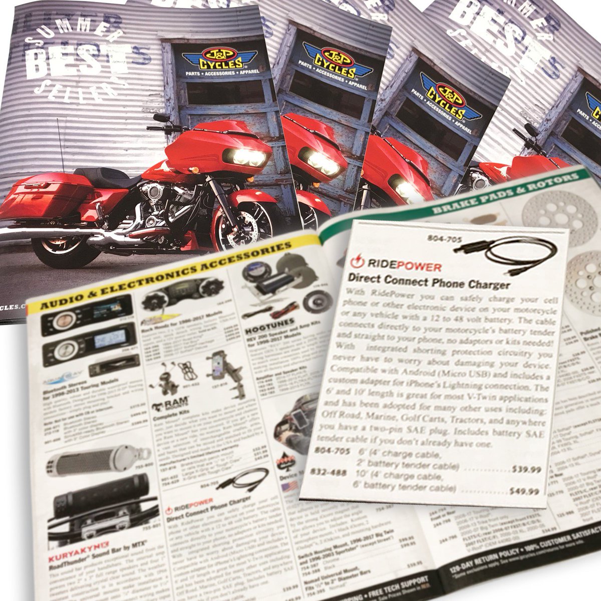 dandmiller1's tweet photo. @JPCycles @RidePowerUSA I just discovered the #RidePower #phone #charger #cable in the new summer J&P Cycle best sellers magazine. https://t.co/Nlgdq1IFxA