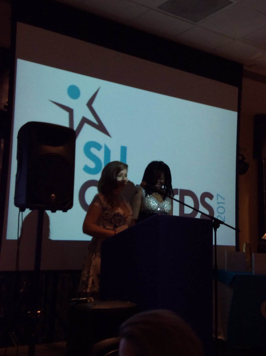AngliaRuskinSU's tweet photo. Exciting! @jamie_aocambs and @Precious_Chelms  are about to begin the Societies Awards #SUAwards https://t.co/zlGmOZlK55