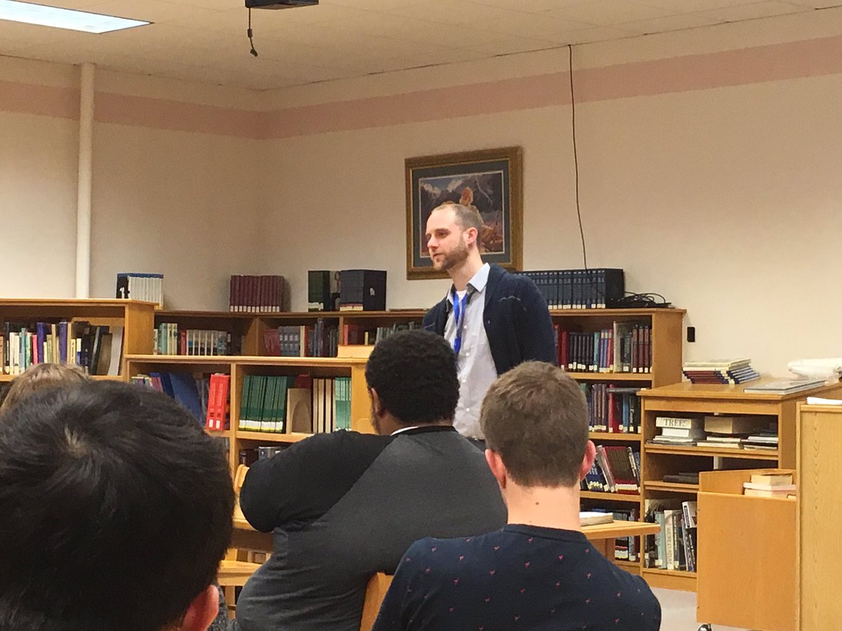 Blessed to have <a href="/LeviPancake/">Levi Pancake</a> speaking into the lives of our seniors today. Inspiring and important words that were well received.