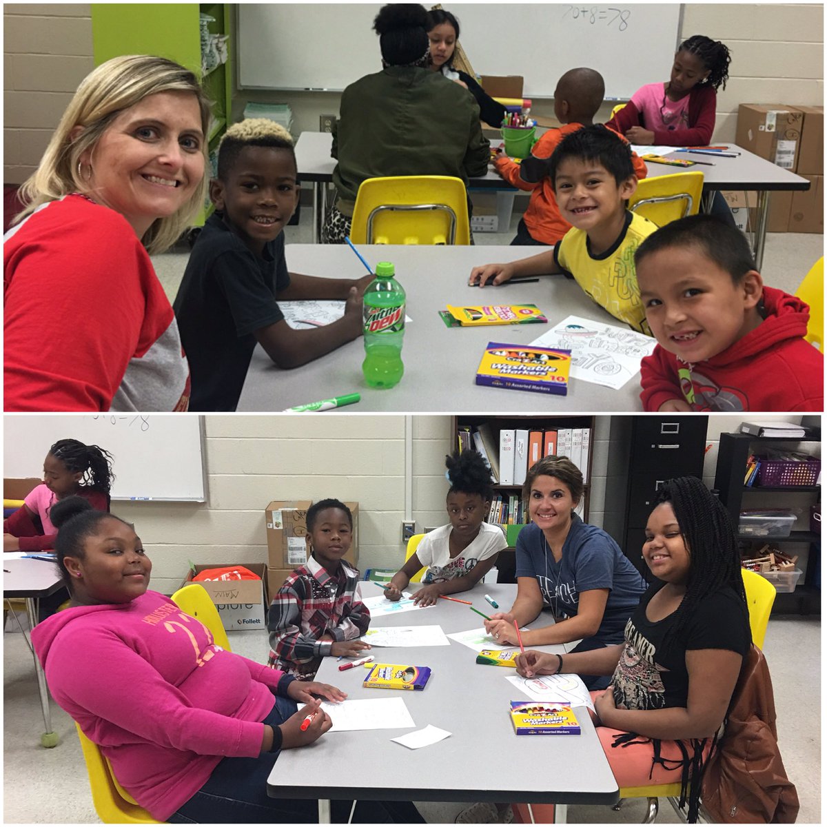 Main's Dream Teams (mentor program) met for the final time today.  #TeachRCS