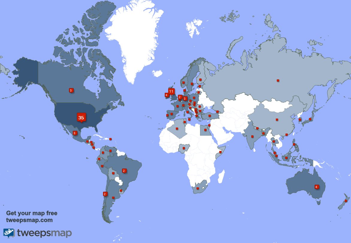 I have 3 new followers from Netherlands, and more last week. See tweepsmap.com/!HeyVioletAlert