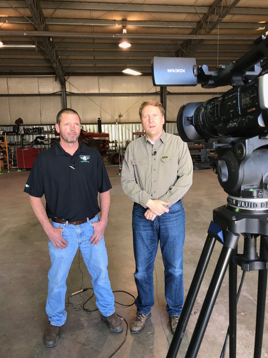 thecastermaster's tweet photo. We got a visit from @PureNebraska today.  Bryan served as spokesman &amp; @d_ziemba &amp; Larry provided product demonstration. #madeinnebraska https://t.co/r8Le6JfTq4