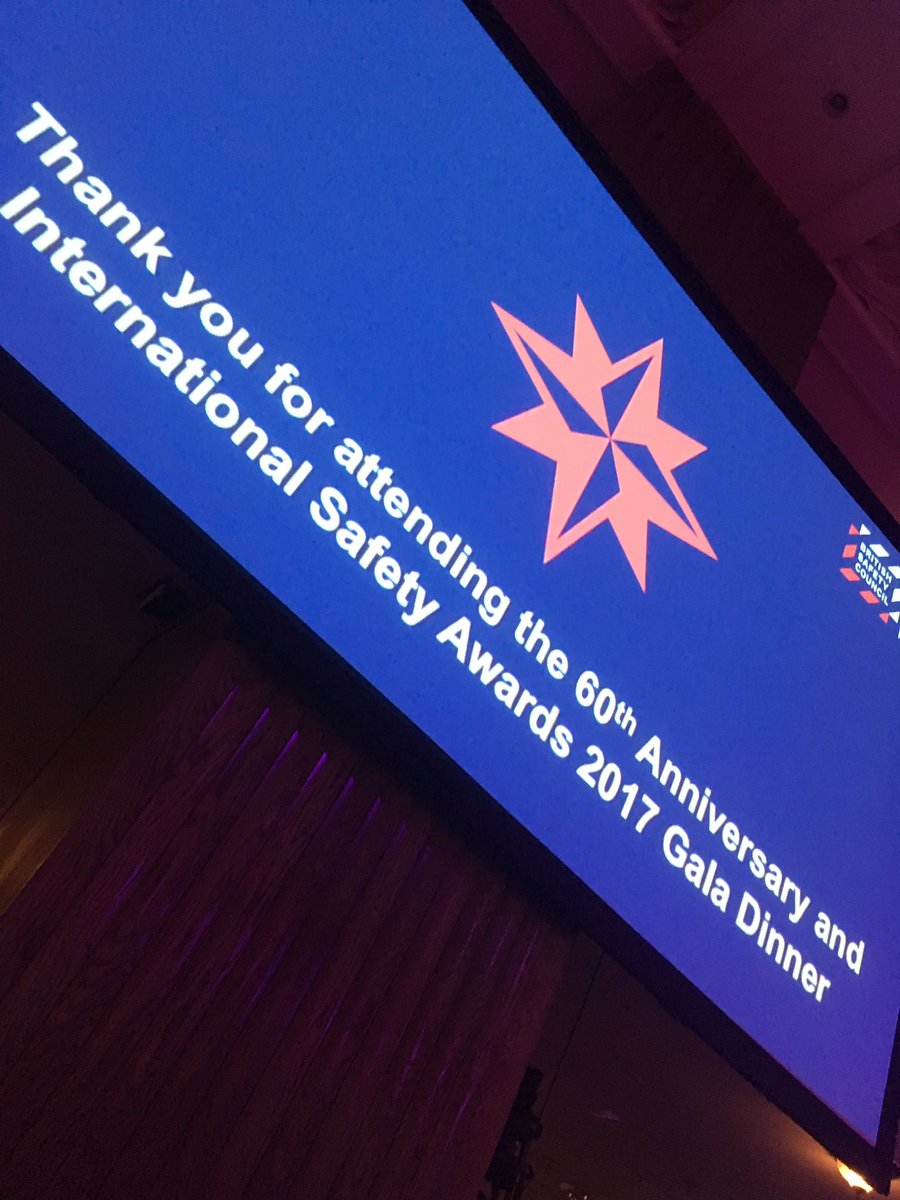 worthtraining's tweet photo. Congrats to all winners #intsafetyawards @BritSafe https://t.co/3tDYmN6jMP