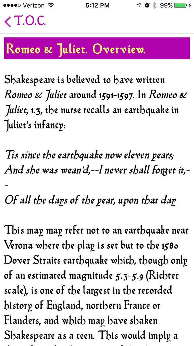 ShakesQuiz_app's tweet photo. Part of the ShakesQuiz overview of "Romeo &amp; Juliet."
#GBL #edtech #EdTech #games4ed #Romeo #Shakespeare #homeschool #StudyIdeas #Students https://t.co/bYUuHK5iTK