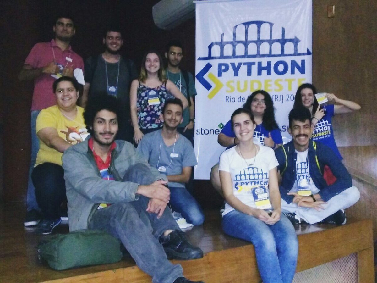 SejaStone's tweet image. Hoje nós também participamos  da #pythonsudeste no Rio! 🤙