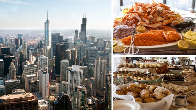 Treat Mom to a Lavish Brunch Buffet at The Signature Room!  Call 312.787.9596 to make your reservation today. #signatureroom #mothersday