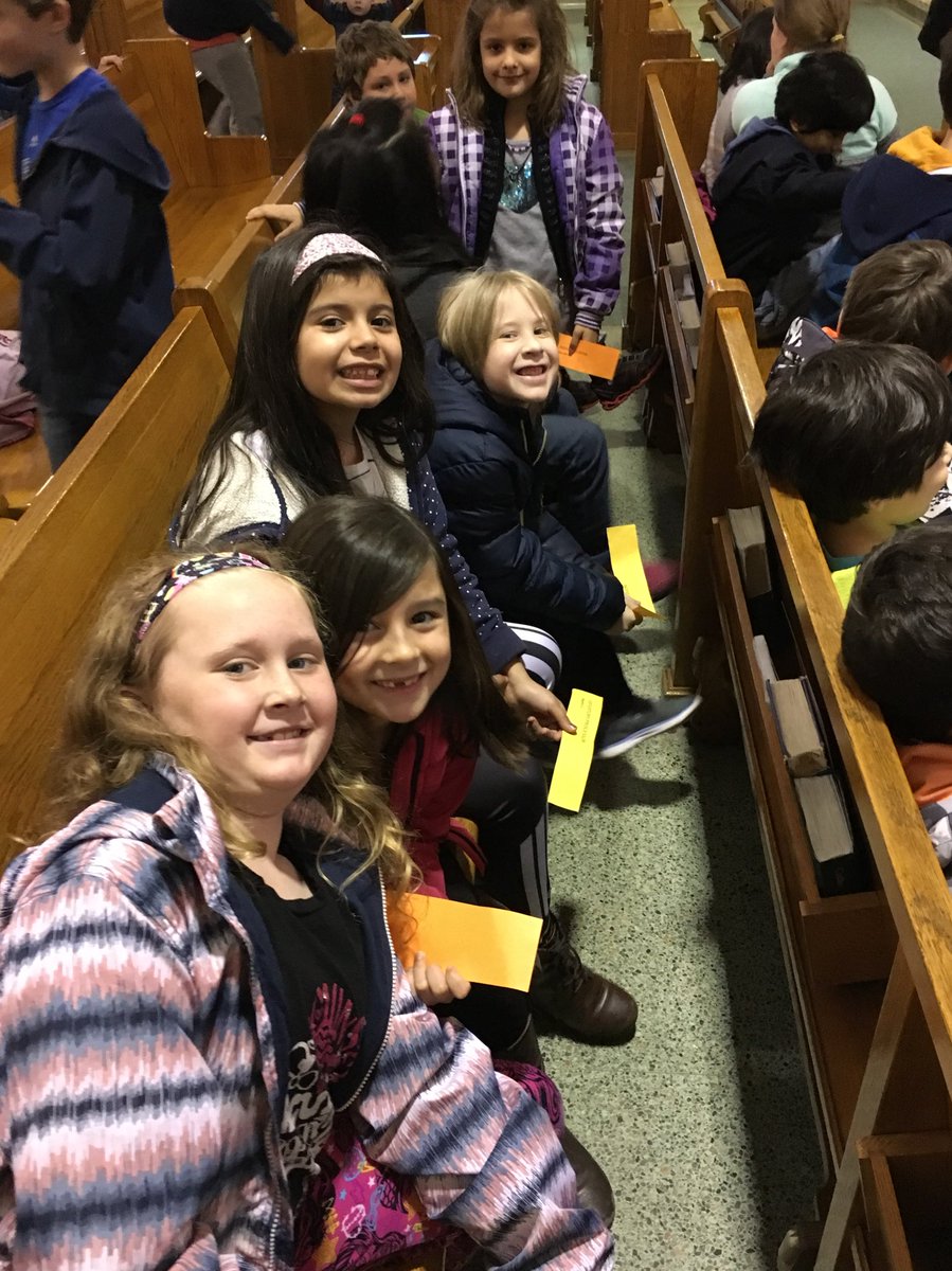 SarahHunterBra2's tweet photo. Our grade 2's who are receiving the Sacrament of First Holy Communion on Sunday! They are very excited for their special day. @hcbrantford https://t.co/3UFOWIj7qa