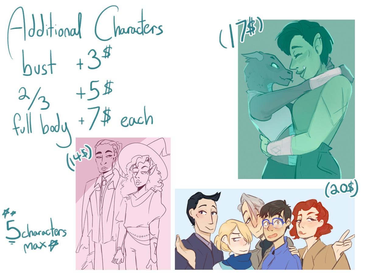what's up party people it's commission time
(RTs are appreciated?) 