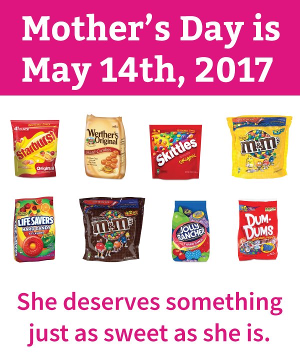 QCisforService's tweet photo. Your mom deserves something just as sweet as she is.  QCoffice offers a full assortment of the most popular brands of candy and sweets. https://t.co/wrVIadL2rv