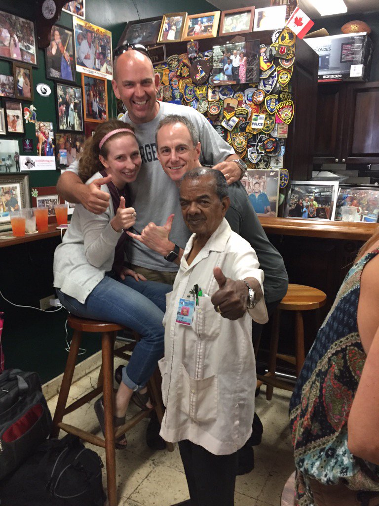 Brad_denning's tweet image. Another successful effort in Belize ends with the traditional send off at Jets Bar #ProjectBelize