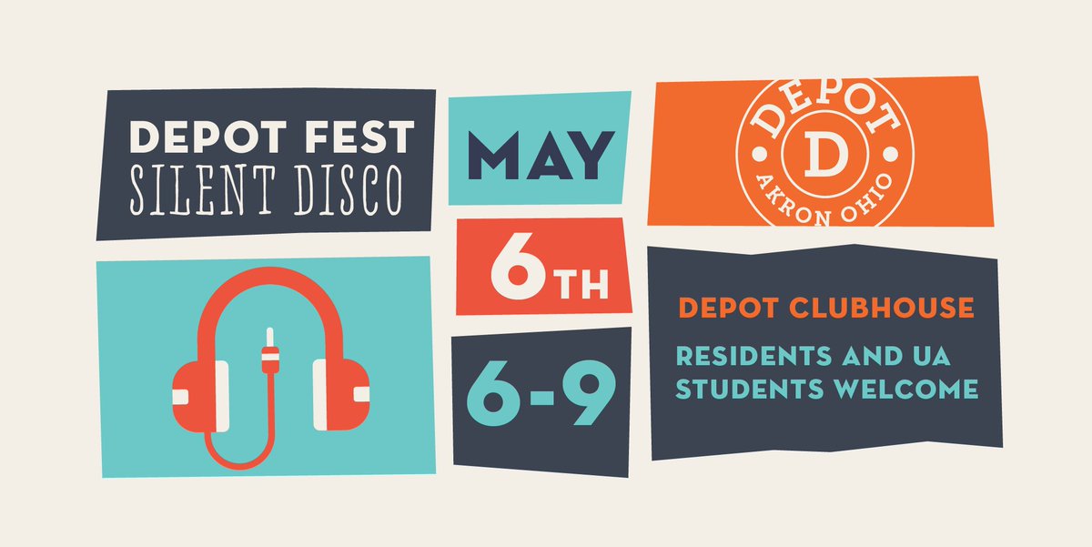 DepotAkron's tweet photo. Take a study break with Depot at DEPOT FEST! Saturday 6-9pm https://t.co/1rSihBelGB