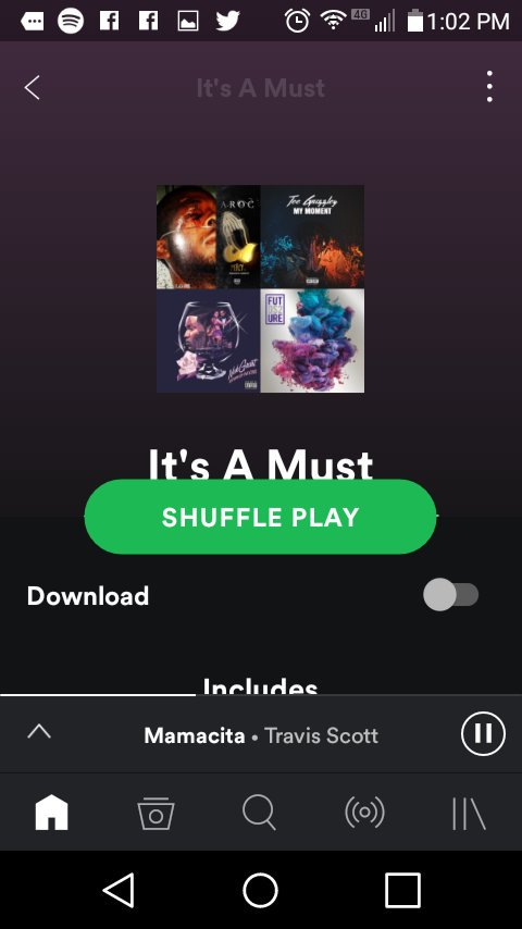 EBWrecordspromo's tweet photo. #Spotifysessions playlist search #ItsAMust #newmusic from #Aroc #Mercy #BygEnoff #Sprinter #TravisScott #RichHomieQuan #Future follow asap https://t.co/OltGVhcb5n