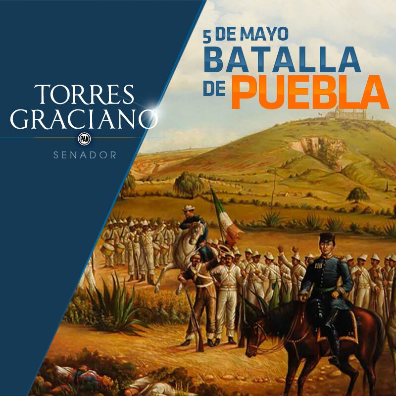 FerTorresGTO's tweet photo. Hoy conmemoramos la Batalla de Puebla. La primera vez que el Ejército Mexicano mostró su fuerza contra una potencia extranjera. https://t.co/Bjrx18sgXV