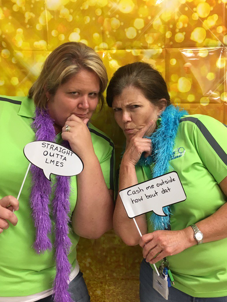 TrinaLittlejohn's tweet photo. Lunchtime Fun during Teacher Appreciation Week!! @LyonsMill @klentzbcps @CarringerLMES https://t.co/5XlBUvhq9d
