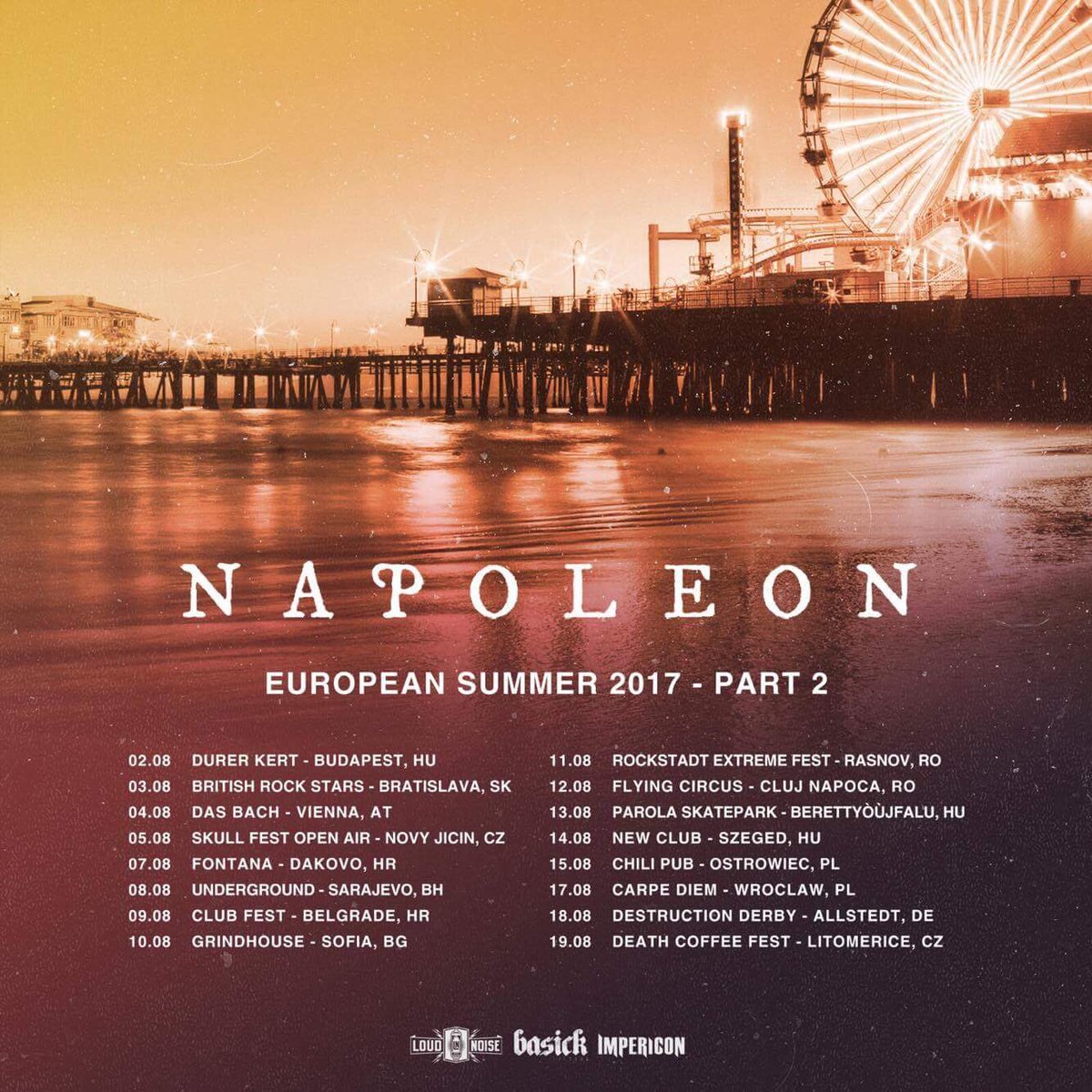 European summer tour part two 🤘🏻