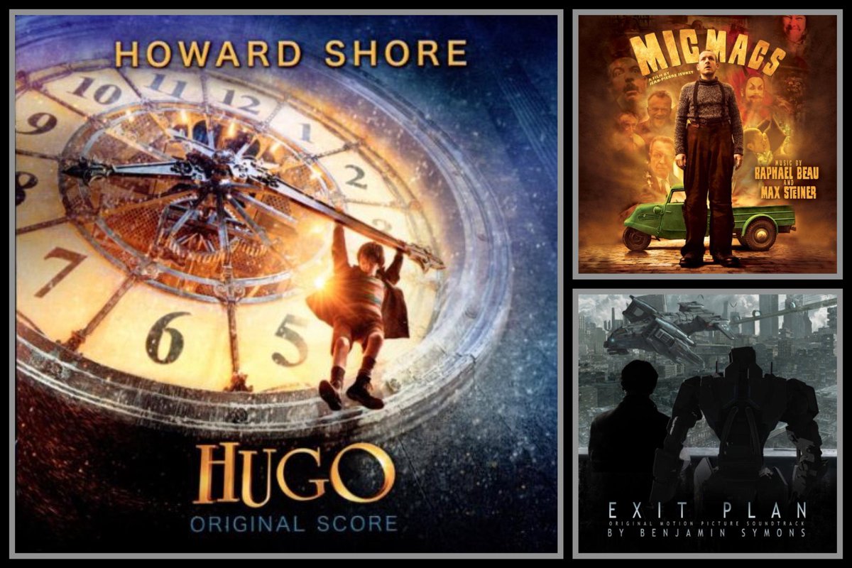 MovieScoreRadio's tweet photo. NEW at @radiotcc! #HugoMovie #HowardShore #Micmacs #RaphaëlBeau #MaxSteiner #ExitPlan #BenjaminSymons https://t.co/GUhT0RzbUz