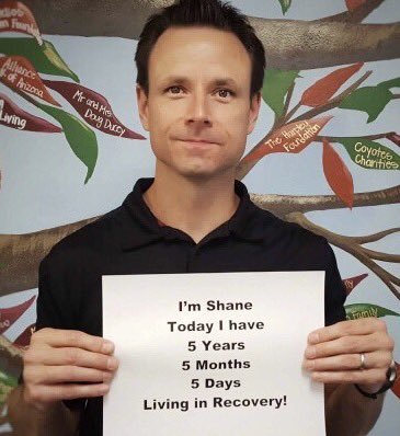 RyanForRecovery's tweet photo. It's May 5th (5-5) and SHANE is celebrating 5 years, 5 months &amp; 5 days in #recovery from addiction today. WOW! #VoicesProject #Inspired https://t.co/PB2zeP77MX