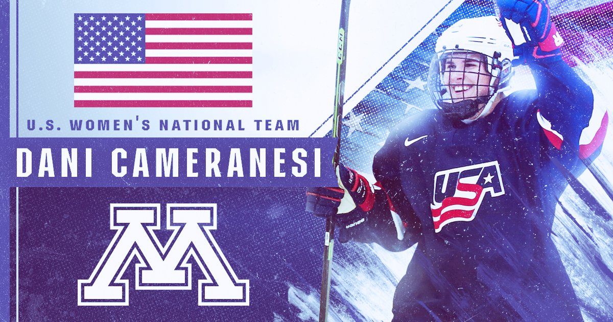Minnesota Women's Hockey (@gopherwhockey) on Twitter photo Congrats to <a href="/DaniCam9/">Dani Brodzinski (Cameranesi)</a> on being named to the 2017-18 U.S. Women's National Team! 〽️➡️🇺🇸 Congrats to <a href="/DaniCam9/">Dani Brodzinski (Cameranesi)</a> on being named to the 2017-18 U.S. Women's National Team! 〽️➡️🇺🇸