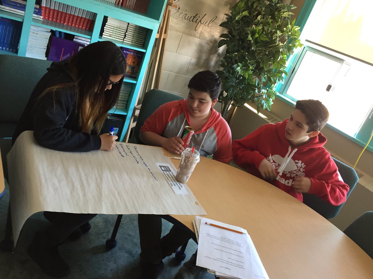 FarrenMancuso's tweet image. HHS Ss using the #QuestionFormulationTechnique to establish their Challenge and Guiding Questions. #ChallengeBasedLearning  @RightQuestion