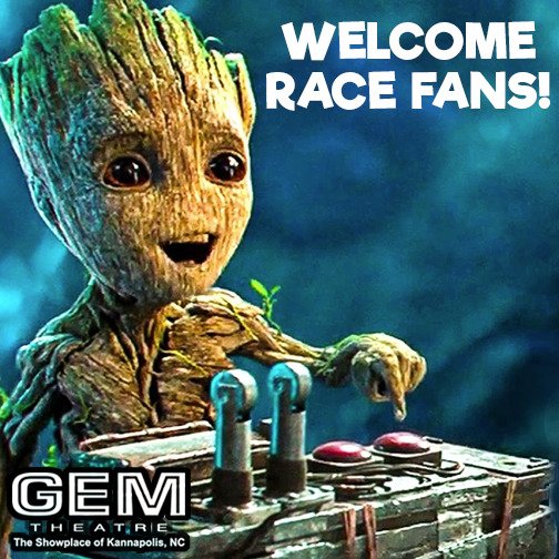 Welcome Race Fans! Get ready for an out-of-this-world adventure in #GuardiansoftheGalaxyVol2. Tickets are only $5!  gem-theatre.com