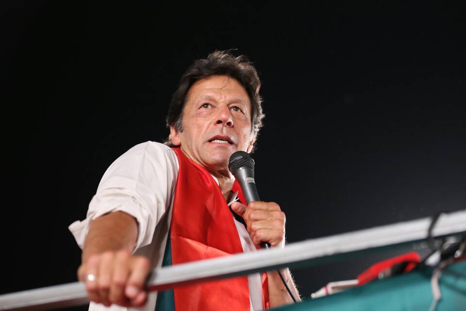 PTIofficial's tweet photo. Incredible energy and passion in the crowd, listened to their leader share his dream and vision for Pakistan! #NowsheraRisesForIK https://t.co/MyMAHdgQRo