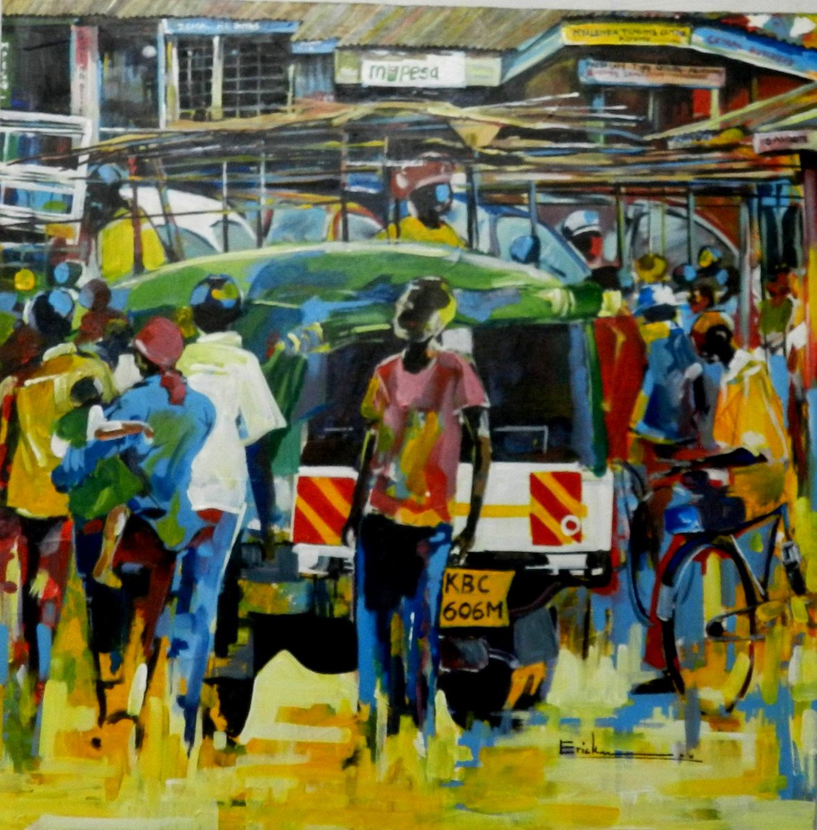 Artist Erick Ayoti Omurwa