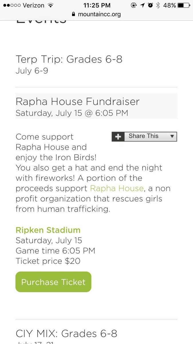 mtn_rapha's tweet photo. Want to catch an ironbirds game &amp; support Rapha house? Buy your tickets for July 15! $20 gets you a ticket &amp; a hat! More info on MTN's site https://t.co/2YPGGj2ai4