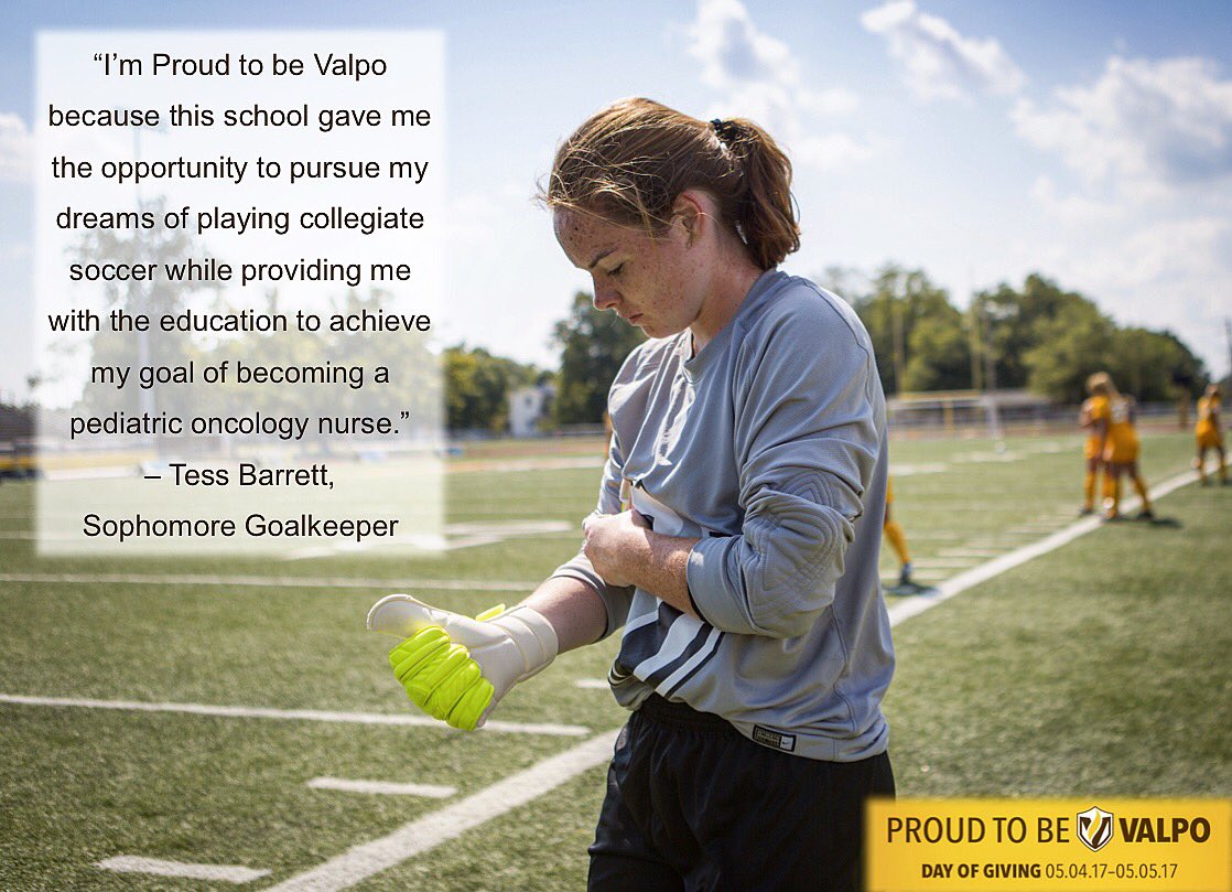 See why @TessBarrett2 is #ProudtobeValpo!