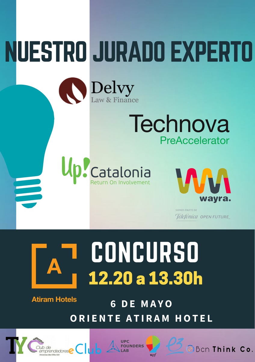 Uwakeupbcn's tweet photo. 🙌Os presentamos el Jurado de la Start-up Competition.
⚠️ÚLTIMAS ENTRADAS en https://t.co/mT4bZn6DvA https://t.co/YRi55TgNE4