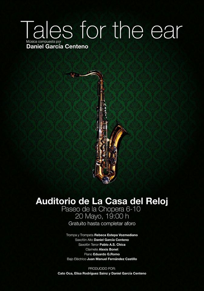 Newmansdgc's tweet photo. CONCIERTO "TALES FOR THE EAR" el 20 de mayo a las 19:00h en el Auditorio de la Casa del Reloj!!!! Os esperamos!!! 

https://t.co/wbysTgdwpp https://t.co/DfaldDGyJJ