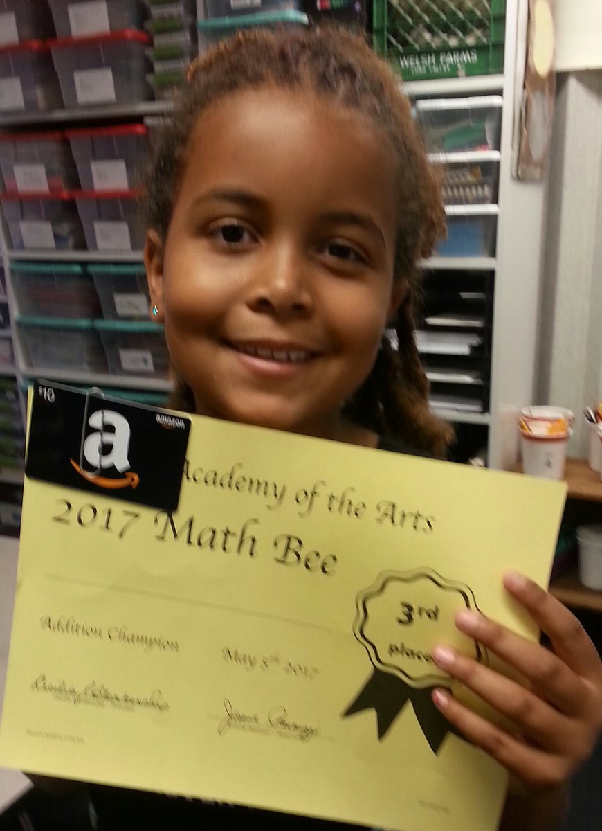 Mr_Kolowith's tweet photo. One of our second graders took 3rd place IN THE ENTIRE SCHOOL for addition at the @SAACharter Math Bee! https://t.co/IFe7x3Ek0a