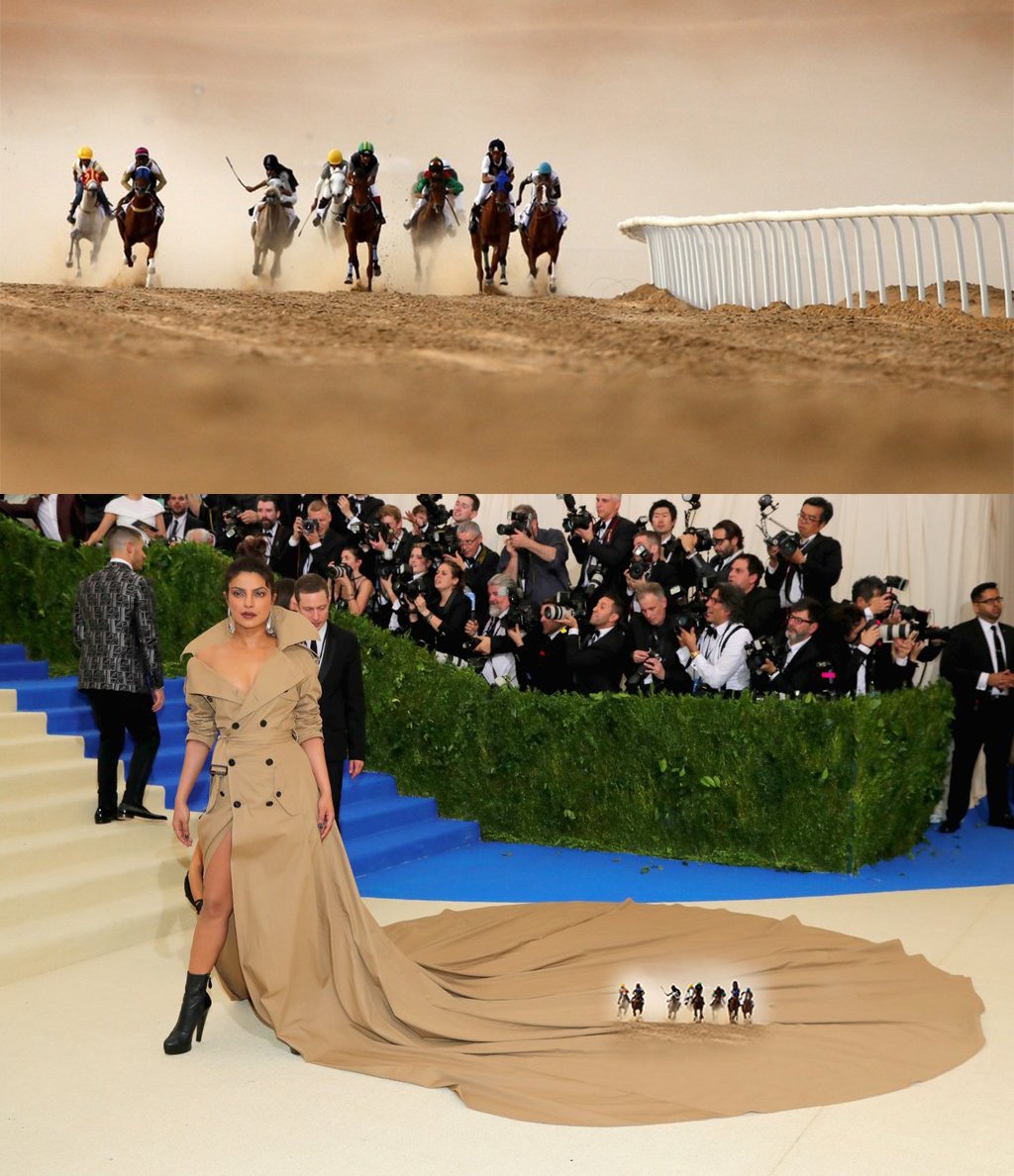 gr8star_K's tweet photo. Carry your horse race wherever you go. #PriyankaChopra @priyankachopra 😂😂😂 https://t.co/gVLE3nwO7H