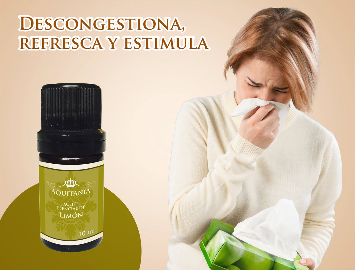 ecolosia's tweet photo. Tener #refriado y no poder #respirar son #CosasTristes, siéntete bien con #aromaraterapia #Aquitania aceite esencial de #limón https://t.co/UezuQUQVDy