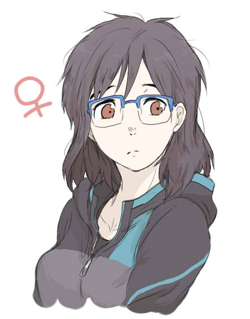 (※女体化)勇利♀さんらくがき 