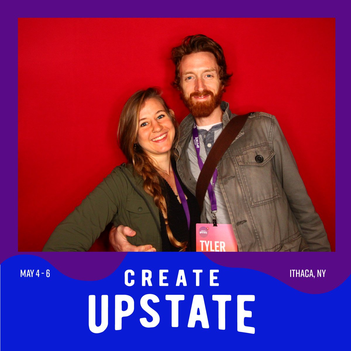 ausavage's tweet image. Pumped to be at #CreateUpstate with this guy for the 4th year in a row!