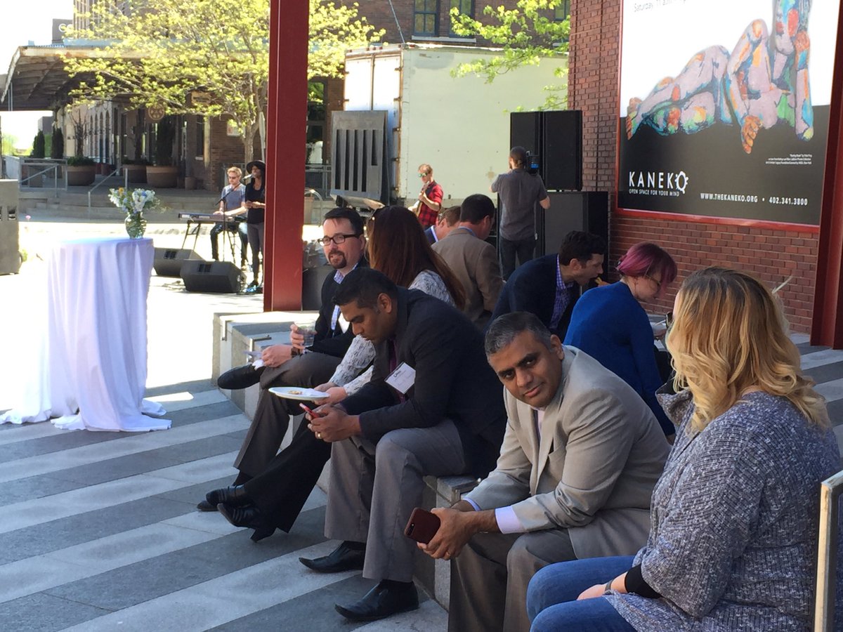 Kicking off the New Kids on the Blockchain event with some live music and great food! #Blockchain #BlockchainOmaha