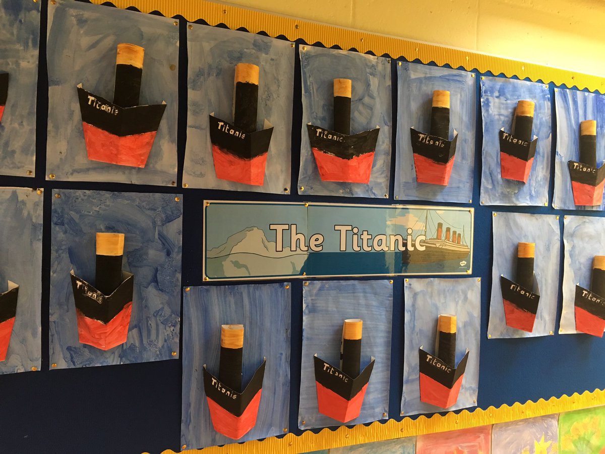 Room12Cronans's tweet photo. This week we were learning all about the Titanic!😊 https://t.co/lLQc6KZ6u4