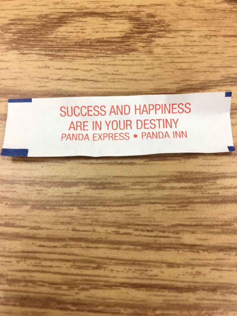 Benfitzelle's tweet photo. Word!!! Just what I needed! #HappyFriday #ThanksPanda @PandaExpress @PandaInnPRG https://t.co/pKi2FaVcZ9