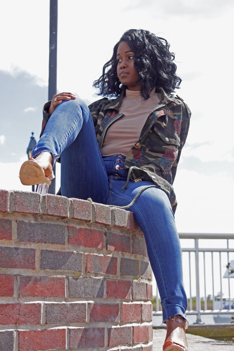 Fight for love jacket, Rose gold zipper denim jeans and Sheer crop top-taupe. Shop this look at MilitantRebel.com