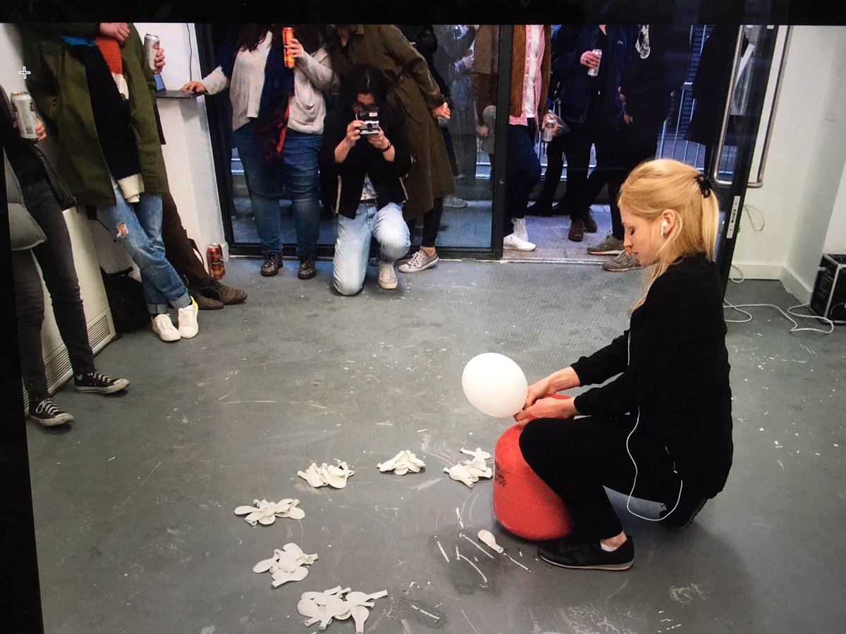 art_mackenzie's tweet photo. My performance documentation from @EnclaveProjects #weareallinvolvedinthismess 🎈 https://t.co/3Rblry5kIL