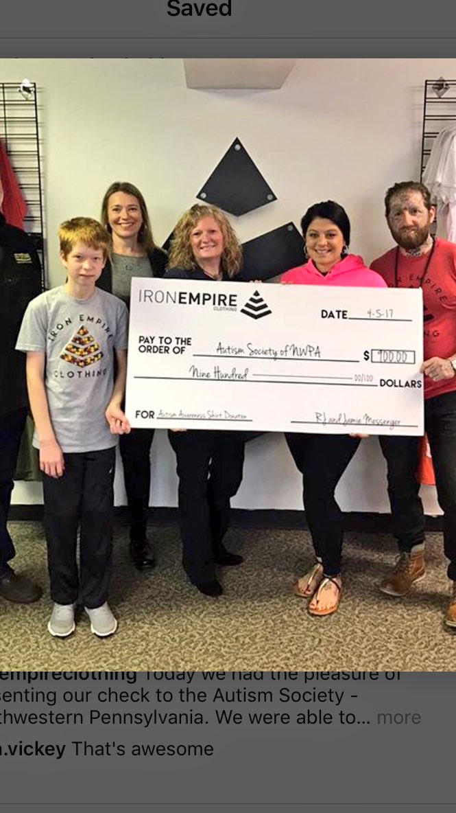 Happy to play a part in supporting those with Autism #MyErie