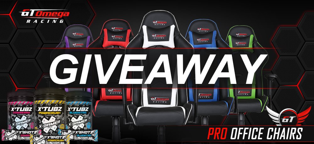 JonWills79's tweet photo. [GIVEAWAY] 

Win a @GTOmegaRacing Gaming Chair! &amp; 3 Tubz of... https://t.co/zJvEDTatyd by #GTOmegaRacing via @c0nvey https://t.co/dbNxkldLut