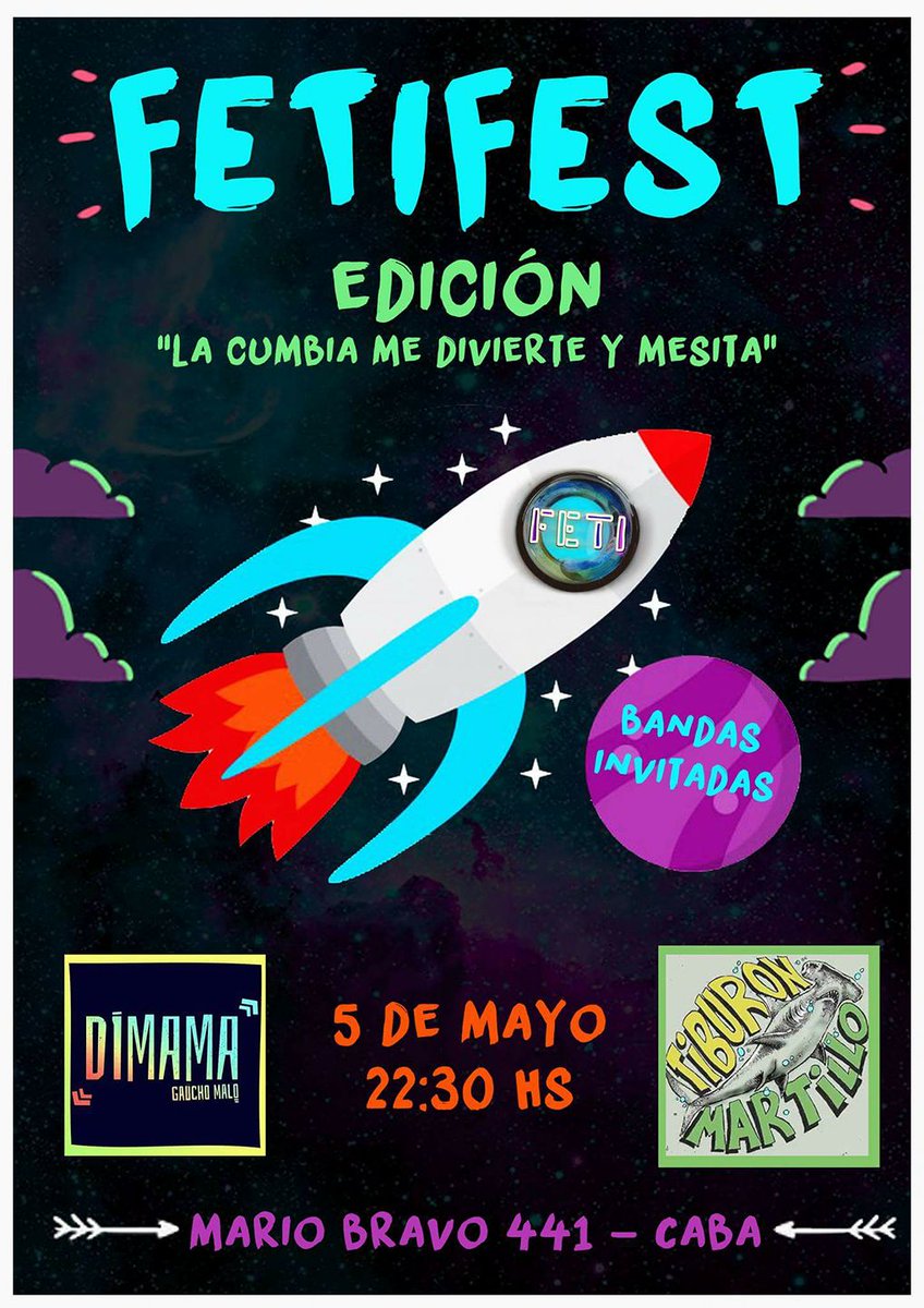 fetiteatro's tweet photo. ¡Hoy se arma el #cumbión en el #archibrazo! Te esperamos a partir de las 22:30 en Mario Bravo 441 :) https://t.co/ElK8PTPCMu