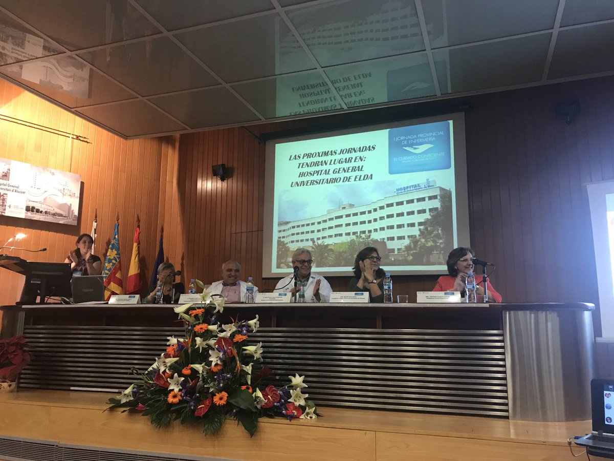 Cuidados20's tweet photo. Próxima jornadas de enfermería provincial tendrán lugar en Hospital General de Elda #cuidadoconsciente https://t.co/Odt1ukh9LT