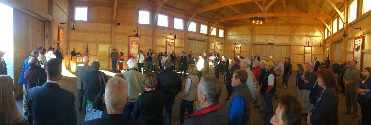 theLRCgroup's tweet photo. 5/3/17 @dutchessfair ribbon cutting for new main entry. From 3D model to reality! Come check it out yourself at the 2017 Fairgrounds events! https://t.co/v9KXX5IaXL