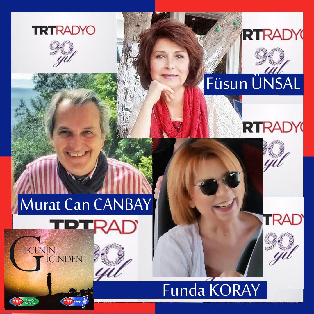 antalyaradyosu's tweet photo. Cumartesi Gecenin İçinden'de Radyo 📻 yayıncılığının 90.Yılını, #TRTradyogünleri 'ni ve radyo sevdasını konuşacağız. @muratcancanbay https://t.co/cG1dVhgCtR