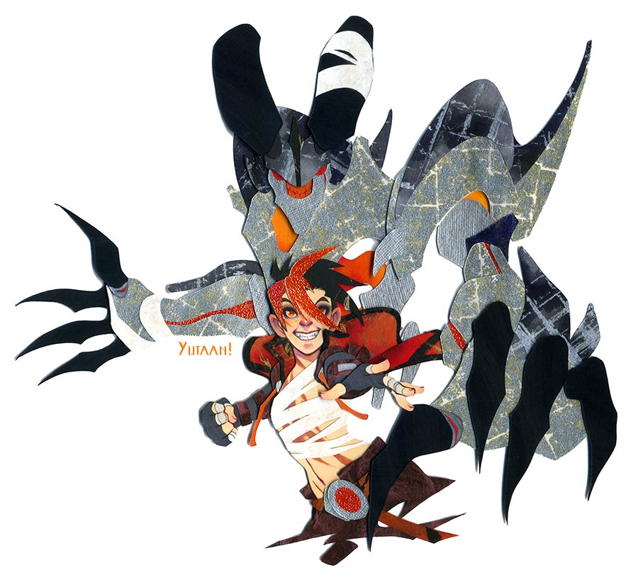 Battleborn's tweet photo. Incredible Shayne &amp; Aurox papercraft by Yutaan! 

https://t.co/wFuTrc2zrb https://t.co/AWLAhF4EOF