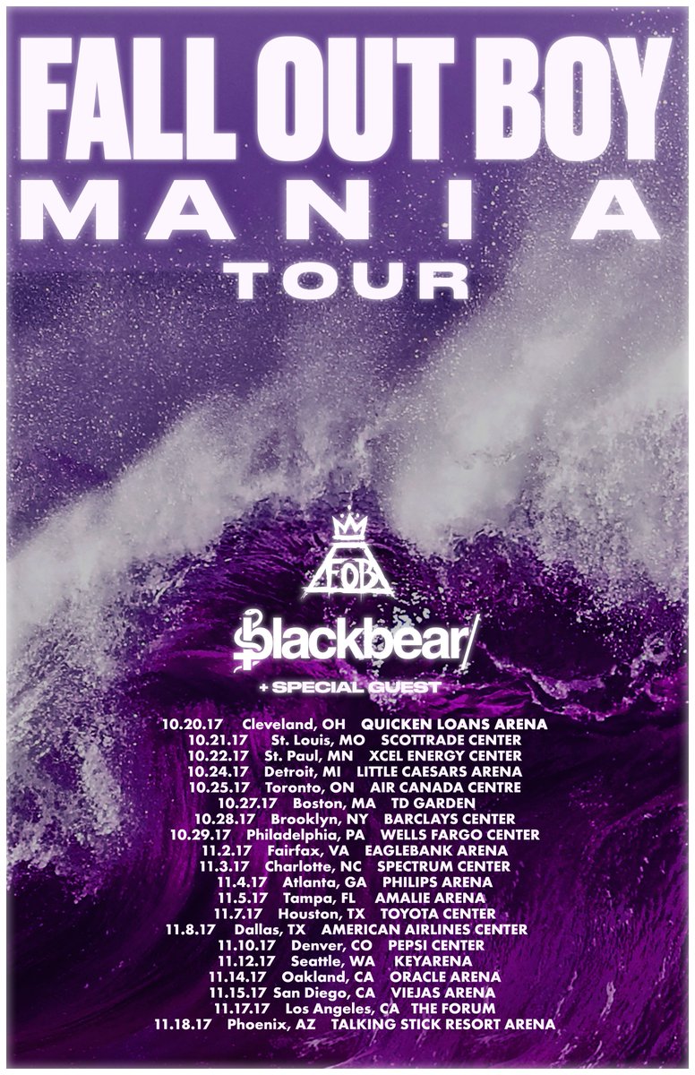 iamblackbear's tweet image. v excited to announce this fall w/ @falloutboy